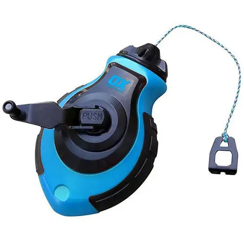Ox Pro Reinforced 100-Foot Heavy-Duty Chalk Line Reel 1