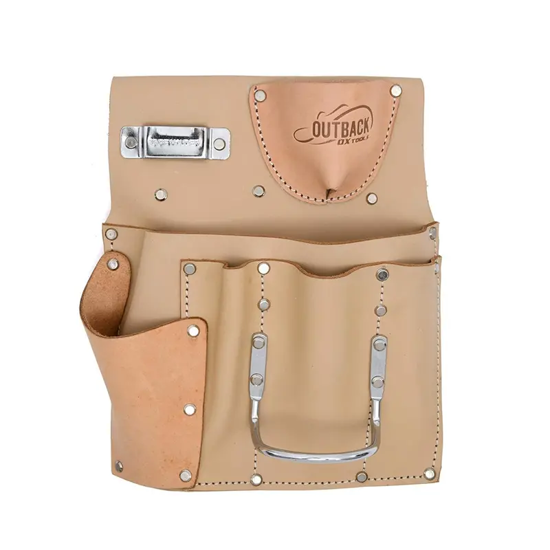 Ox Tools Trade Series Suede Leather Drywall Pouch With Contoured Fit 1