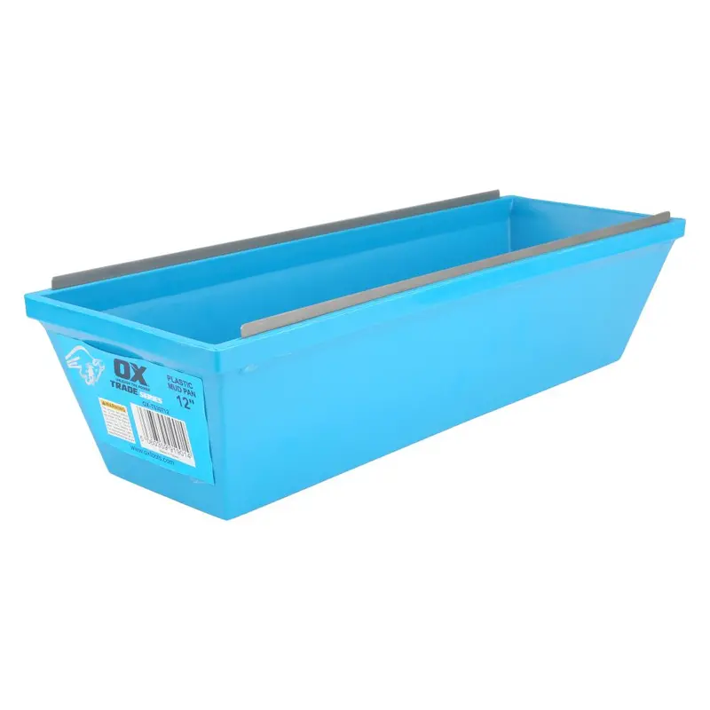 Ox Trade Series 12-Inch Durable Plastic Mud Pan For Drywall 1