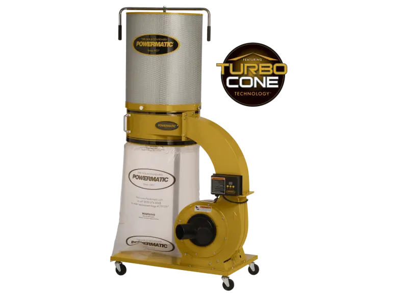 Powermatic 2-Micron Canister Dust Collector – 1.75 Hp, Dual-Voltage 115/230V, Single-Phase (Pm1300Tx-Ck) 1