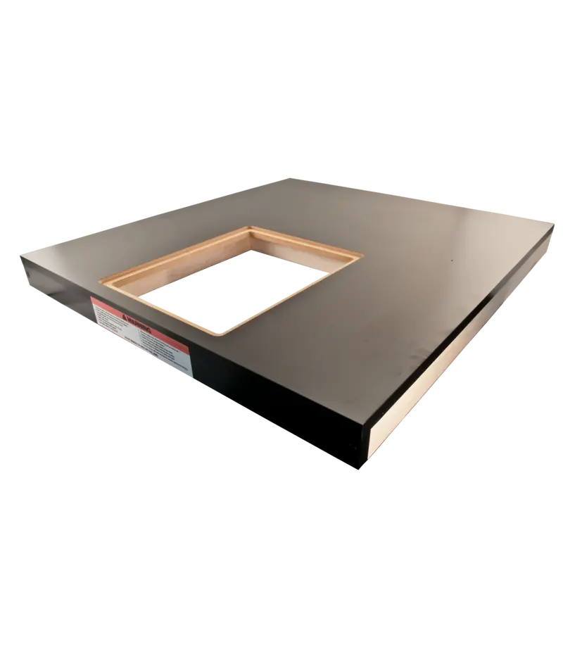 Powermatic 30.5" × 33" Wood Extension Table With Integrated Router Cutout 1
