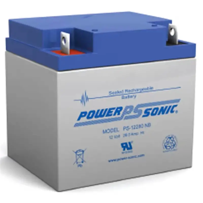 Powersonic Ps-12280 Sla Battery – 12V, 28Ah Maintenance-Free Sealed Lead Acid 1