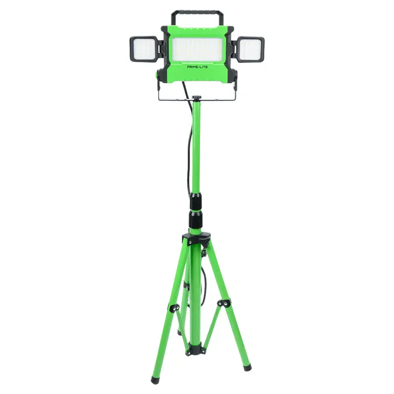 Primeline Triple-Panel Led Floodlight With Adjustable Tripod Stand 1