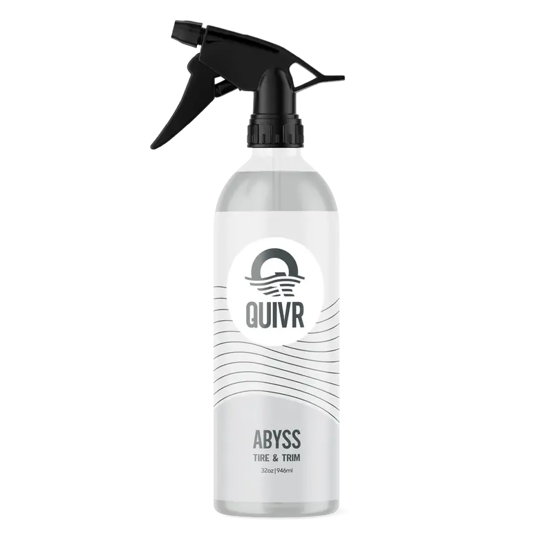 Quivr Abyss Ultra Black Tire Dressing – Intense Wet-Gloss Restorer For Tires And Trim 1