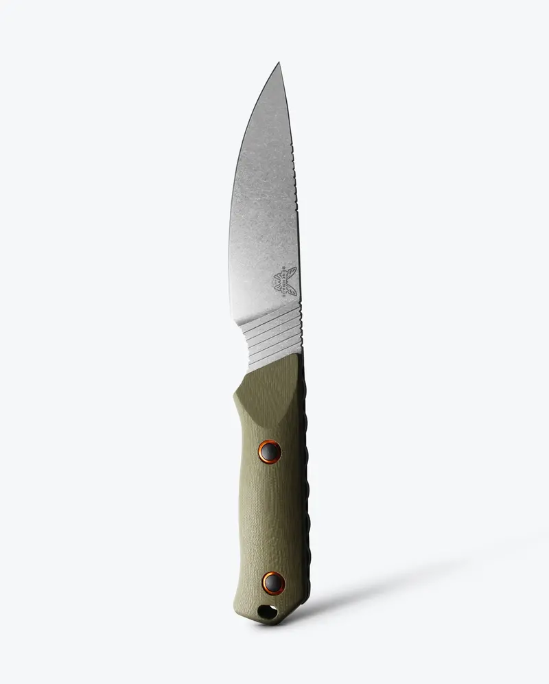 Raghorn Tactical Knife With Od Green G10 Scales 1