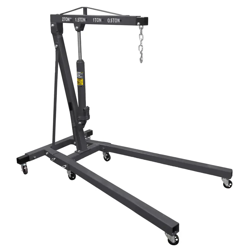 Ranger Rsc-2Tf Folding Shop Crane – 4,000 Lb Lifting Capacity With Telescoping Boom 1