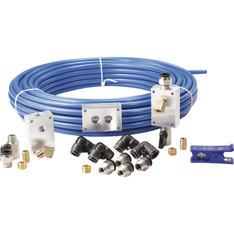 Rapidair 1/2-Inch, 100-Foot Master Hose Kit – Complete Setup With Fittings And Accessories 1