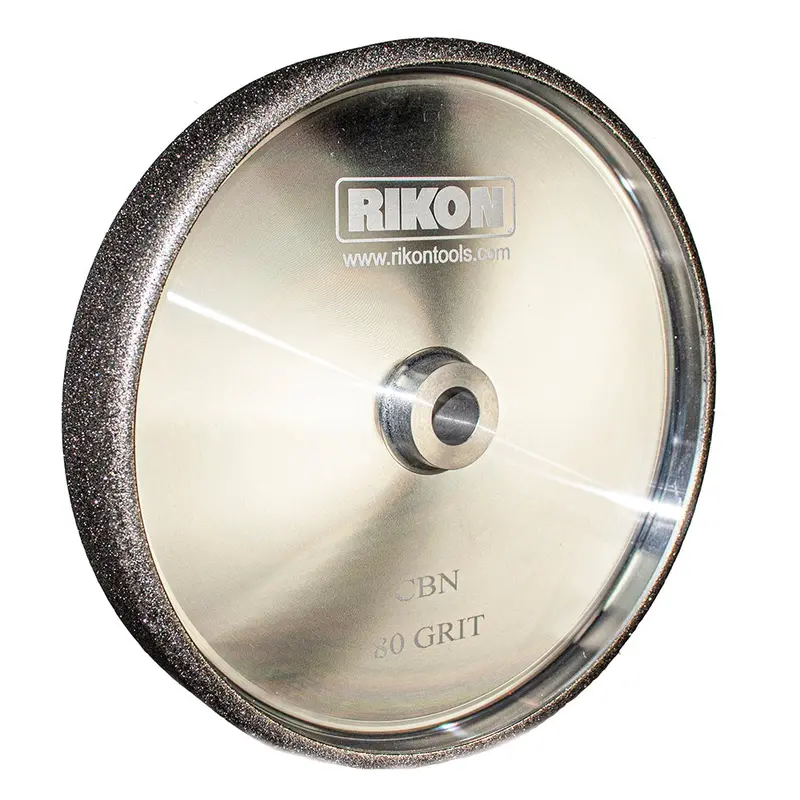 Rikon 1-1/2" Cbn Grinding Wheels With 1/4" Radius Edge 1