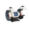Rikon 1Hp Bench Grinder With Safety Guards + Dual 1/4" Radius Cbn Wheels 1