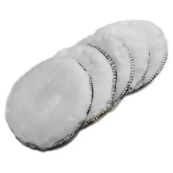 Rikon 4" Hook-And-Loop Wool Buffing Pad 1
