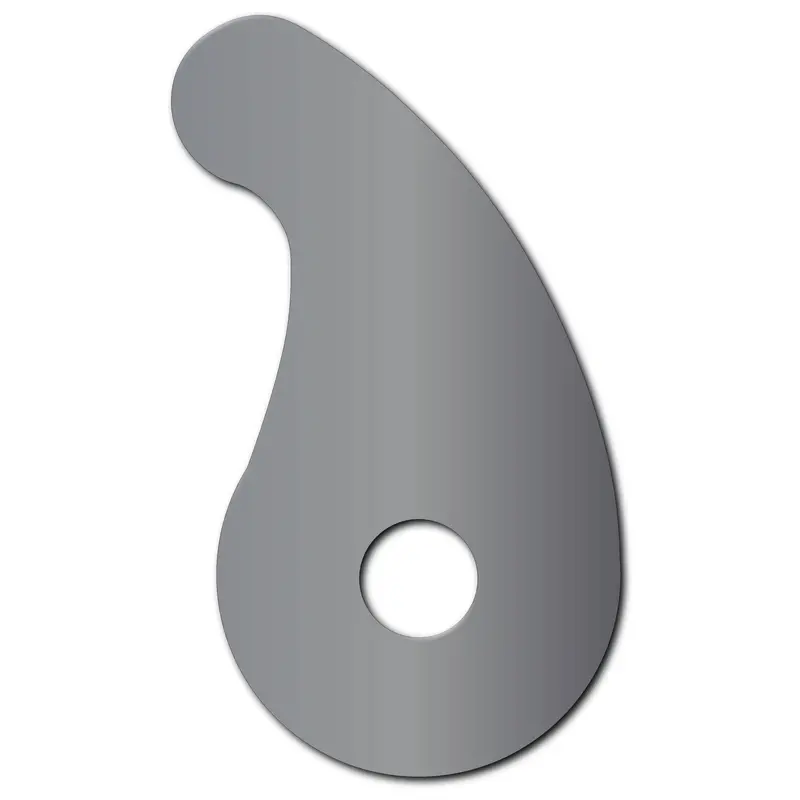 Rikon 70-817 Left-Hand Paisley Carbide Insert Cutter – 5Mm For 70-800 Lathe System 1