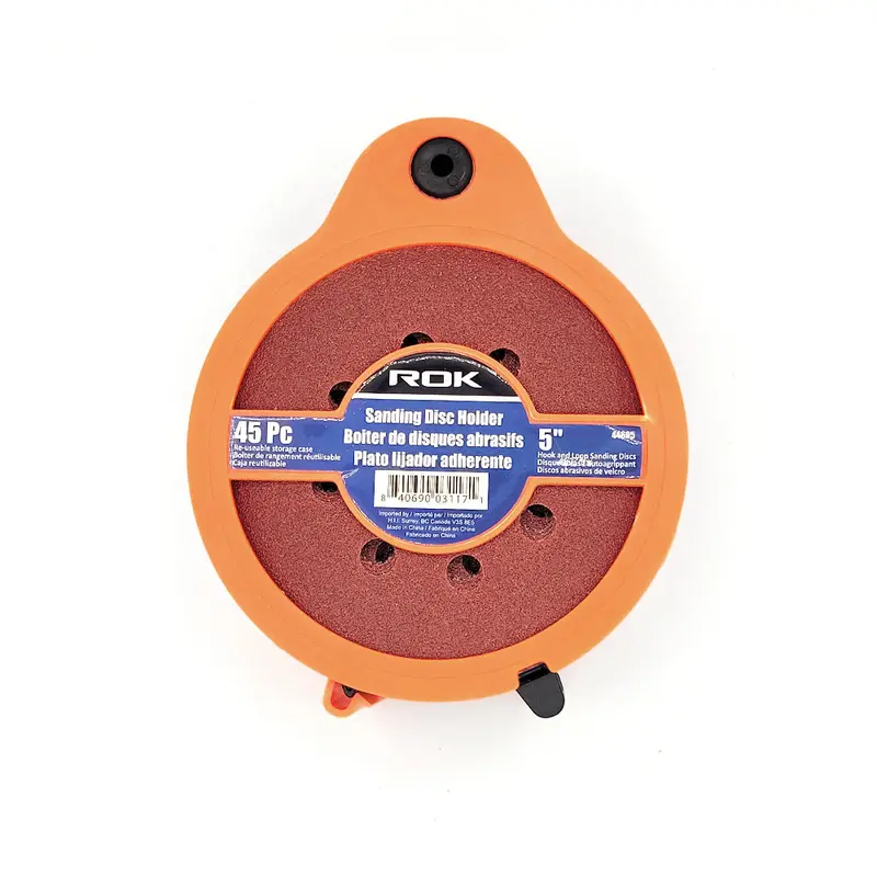 Rok 45-Piece Sanding Disc Holder System For 5" Tools 1