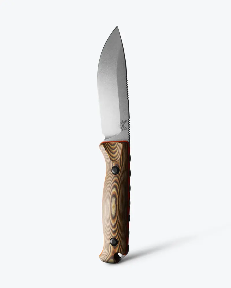 Saddle Mountain Skinner Drop-Point Knife With Richlite And G10 Hybrid Handle 1