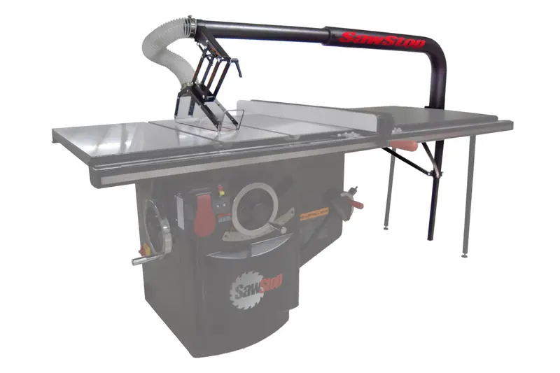 Sawstop Floating Overarm Dust Extraction Guard 1