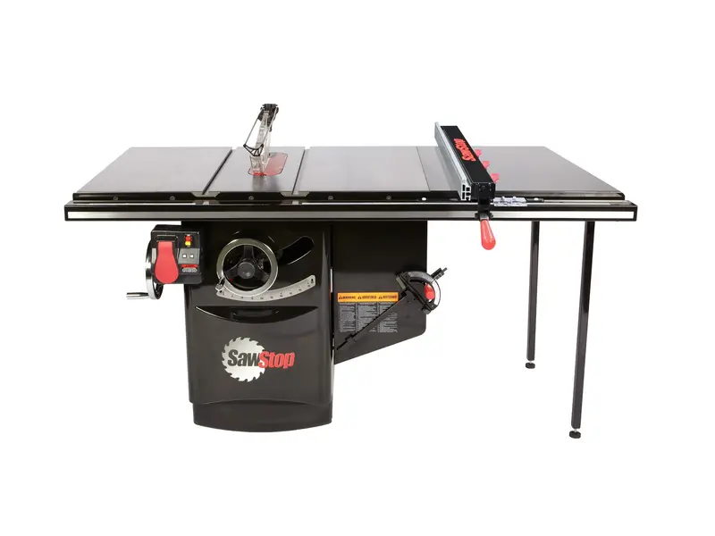 Sawstop Ics31230-Atgi36 – 3Hp Single-Phase 230V Cabinet Table Saw With 36" T-Glide Rip Fence, Rails & Extension Table 1