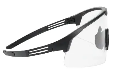 Site Boss Enhanced Coverage Half-Frame Safety Glasses – Black Frame, Clear Fogless® 3Sixty™ Lens (Model 250-41-0520) 1