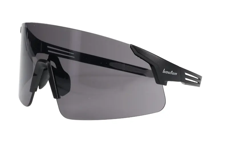 Site Boss Frameless Safety Glasses With Enhanced Coverage, Black Temples & Gray Fogless® 3Sixty™ Anti-Fog Lens Coating (Model 250-40-0521) 1