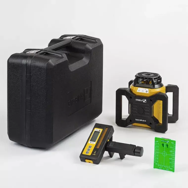 Stabila Lar 160 G Green Rotary Laser Complete Kit 1