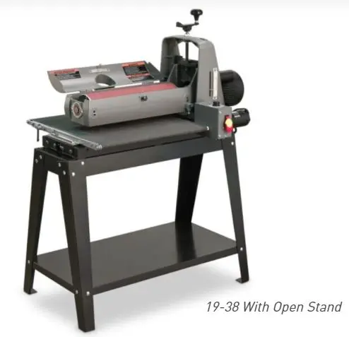 Supermax 19-38 Drum Sander – Open-Stand Configuration 1