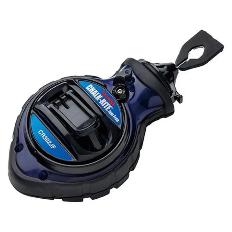 Tajima Chalk-Rite Jam-Free Chalk Line Reel With Auto-Reset Mechanism 1