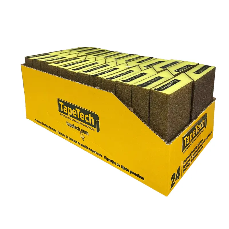 Tapetech 24-Pack Fine-Grit Sanding Sponges For Drywall Finishing 1
