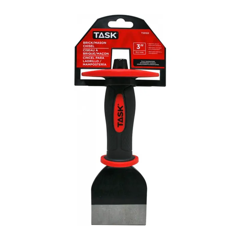 Task Cut-Point Masonry Chisel With Integrated Hand Guard 1