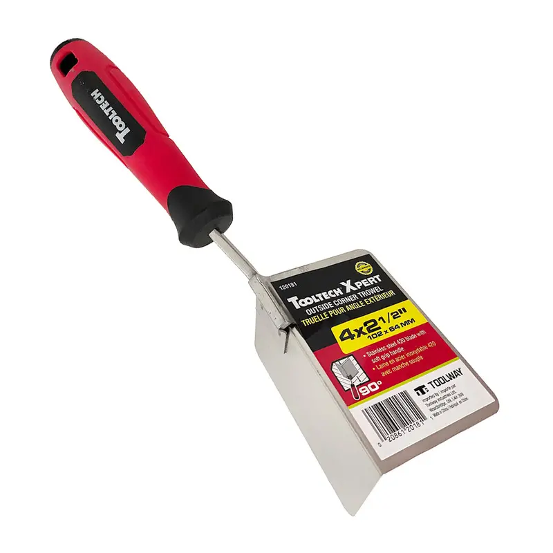 Tooltech Xpert 4" × 2.5" Outside Corner Trowel 1