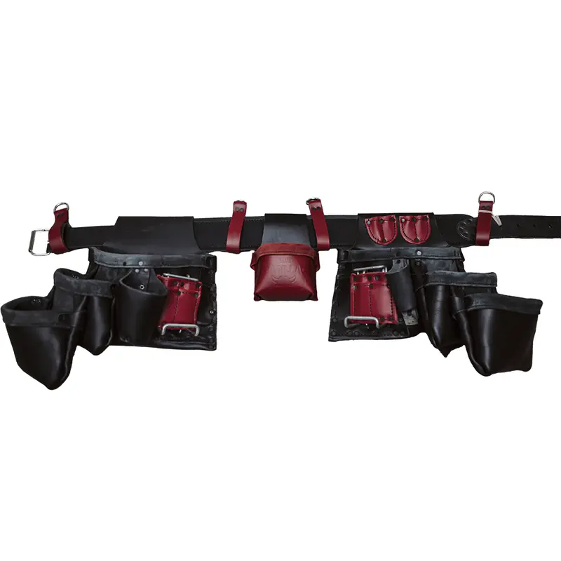 Viking Leather 701 Premium Framing Tool Belt – 100% Genuine Leather Apron System 1