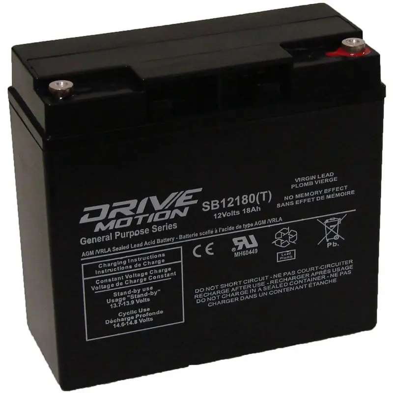 Weida Hx12-17 Replacement Battery – 12V, 17Ah Sla With M5 Terminals 1