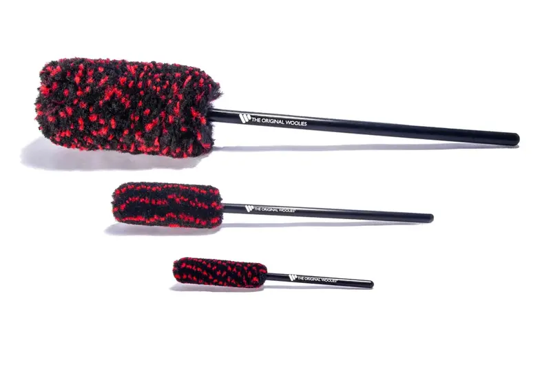 Wheel Woolies 3-Piece Detail Brush Kit – Versatile Wheel & Trim Cleaning Set 1