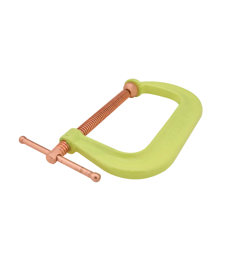 Wilton Hi-Vis Spark-Duty C-Clamp – 0–8.25 Inch Jaw, 4.94 Inch Throat Depth 1