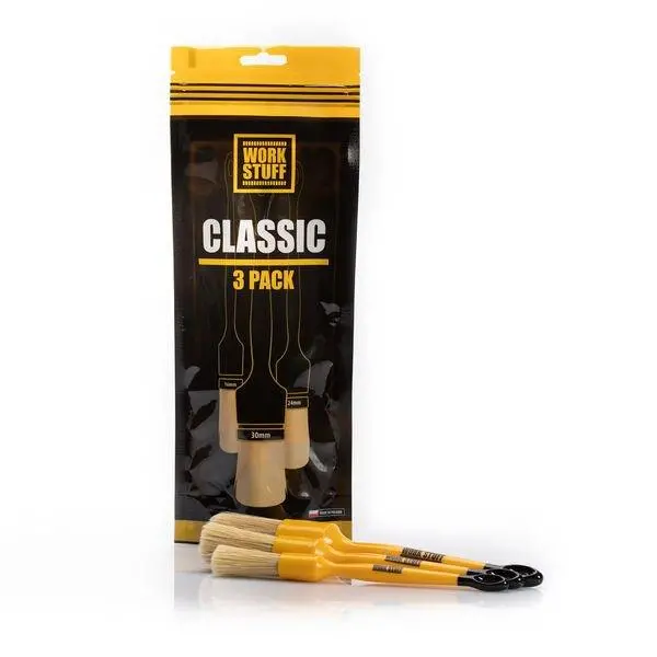 Work Stuff Classic Detailing Brush Set (3-Pack) 1