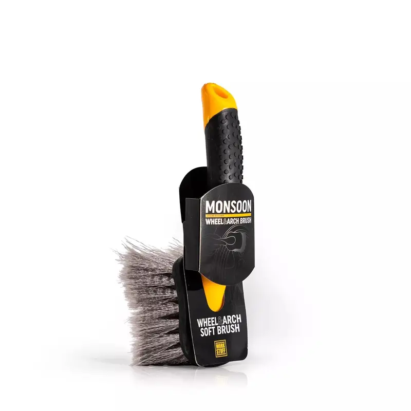Work Stuff Monsoon Wheel Cleaning Brush – Heavy-Duty Bristles For Brake Dust And Grime 1