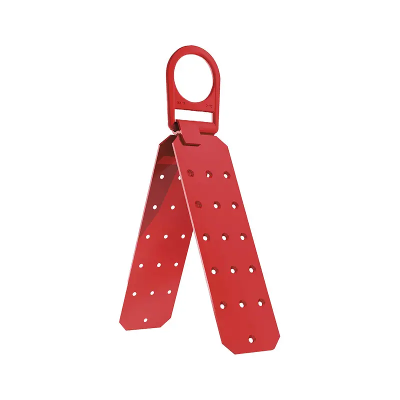 Yoke Red Flat-Roof Anchor With Durable Powder-Coated Finish 1