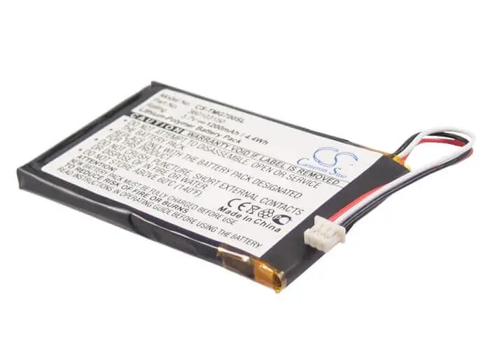 1200Mah 3.7V Li-Polymer Gps Battery Compatible With Tomtom Go 7000 & Go 7000 Hd (Model 360103150) 1