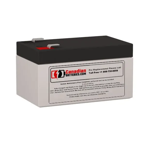 12V 1.3Ah Sealed Lead-Acid Replacement For Tla1215 Ups (F1 Terminal) 1