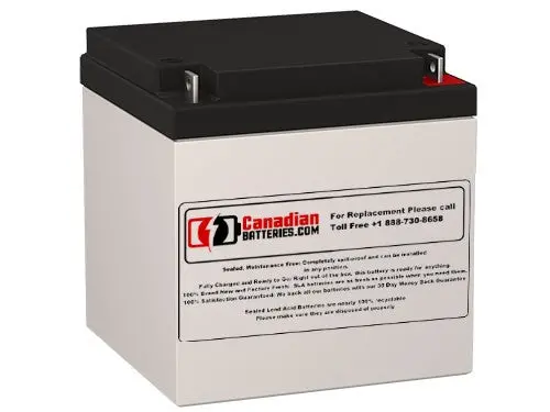 12V 26Ah Replacement Battery For Tempest Td28-12A Ups — F3 Nut-And-Bolt Terminals 1