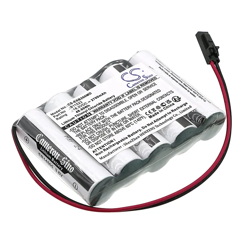 18V Lithium Thionyl Chloride 2700Mah Medical Device Battery For Exogen Systems (81001906, 2000+, 4000+) (48.6Wh) 1