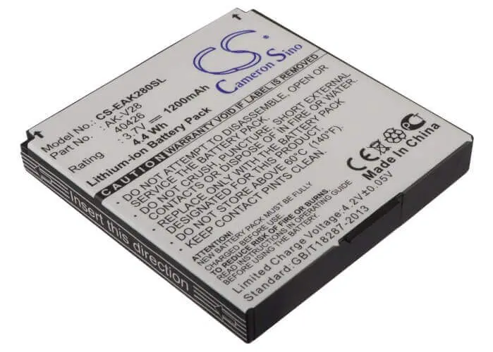3.7V 1200Mah Li-Ion Smartphone Battery For Emporia Handsets And Ak-V28/V29 Models 1