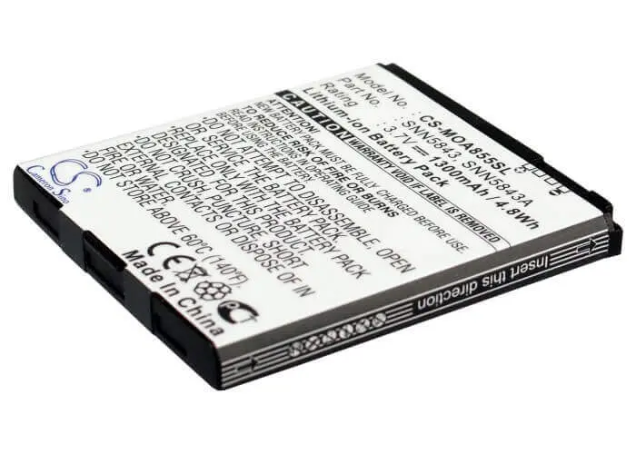 3.7V 1300Mah Smartphone Battery For Motorola Droid X, A855, A954, And Other Bp6X-Compatible Devices 1