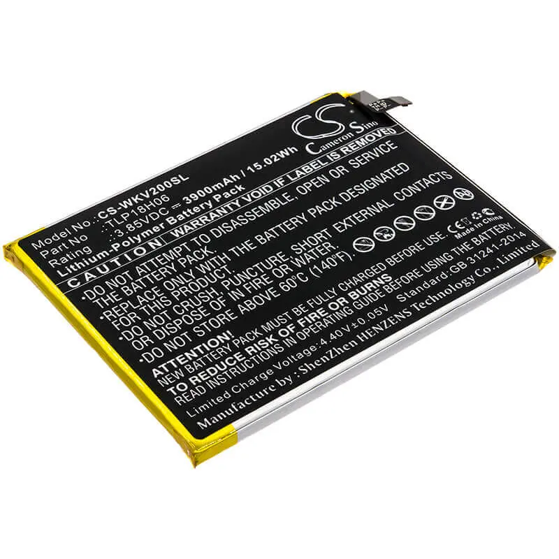 3900Mah 3.85V Li-Polymer Battery For Wiko View2 Go, M2354, And Tlp18H06 Smartphones 1
