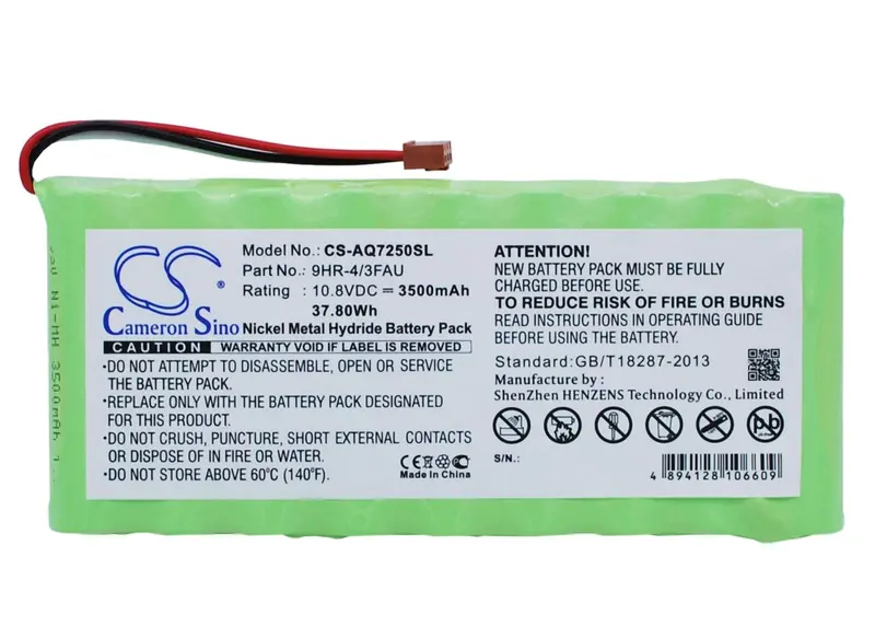 Ando Aq7250 Mini-Otdr Battery – 10.8V Ni-Mh 3500Mah For 9Hr-4/3Fau Devices 1