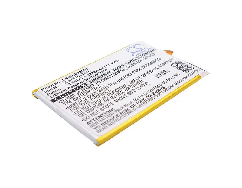 Blu Smartphone Battery – 3.8V Li-Polymer, 3000Mah (11.4Wh) For C875704300L, D830 & D830U 1