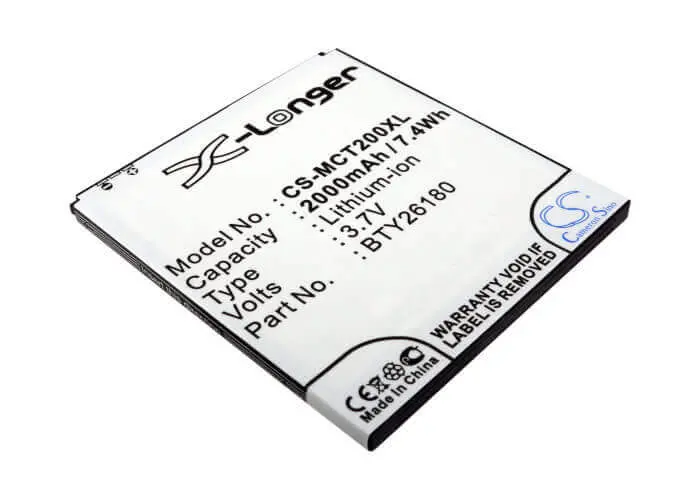 Brondi Gladiator 1 Smartphone Battery – 3.7V 2000Mah Li-Ion (Bty26180, 7.4Wh) 1