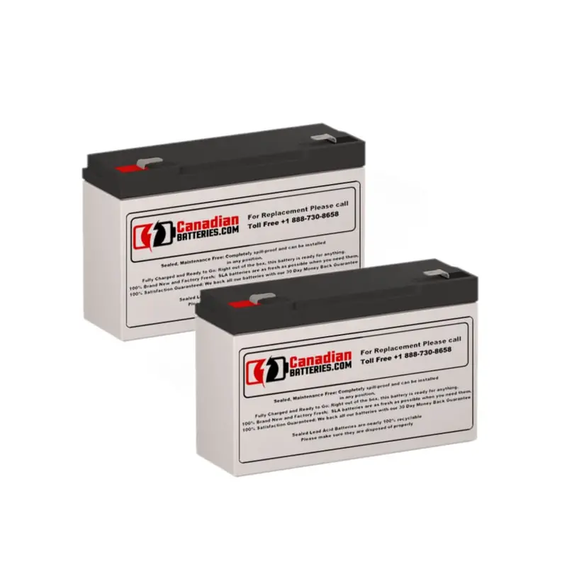 Deltec 3115-650 Ups Battery Pack – Dual 6V 12Ah (72Wh) Sealed Lead-Acid Replacement 1