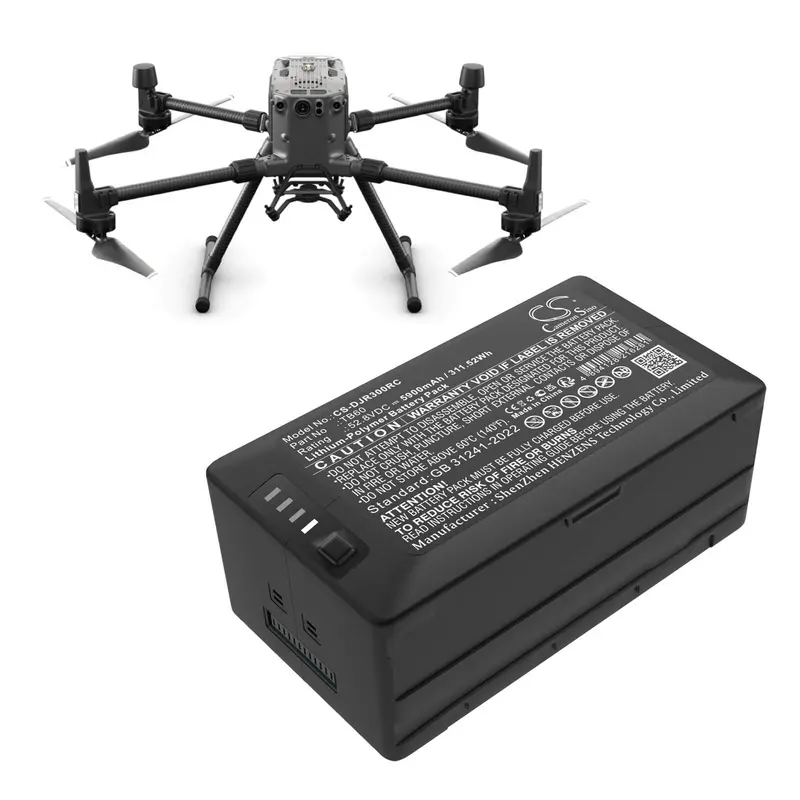 Dji Matrice 300 Rtk Drone Battery – 52.8V 5900Mah Li-Polymer (Cp.En.00000262.01, 311.52Wh) 1