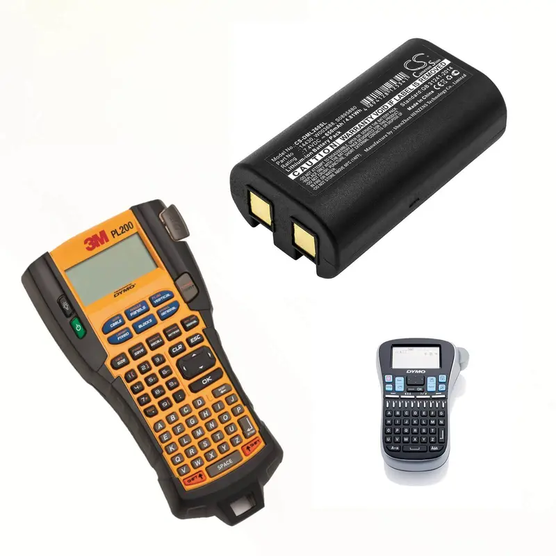 Dymo Pl-200 Portable Label Printer Battery – 7.4V 650Mah Li-Ion (4.81Wh), Also Fits 3M 14430 1