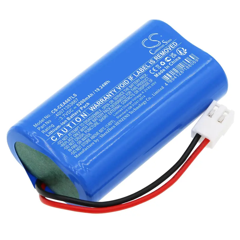 Eaton Emergency Lighting Battery – 3.7V 5200Mah Li-Ion (19.24Wh), Part 40071353667 1