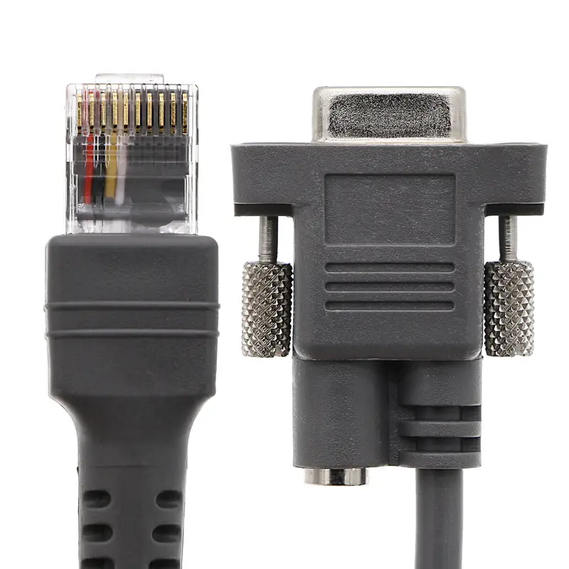 Honeywell Voyager Rs232 Scanner Cable – Coiled 300Cm With Db9 Connector 1