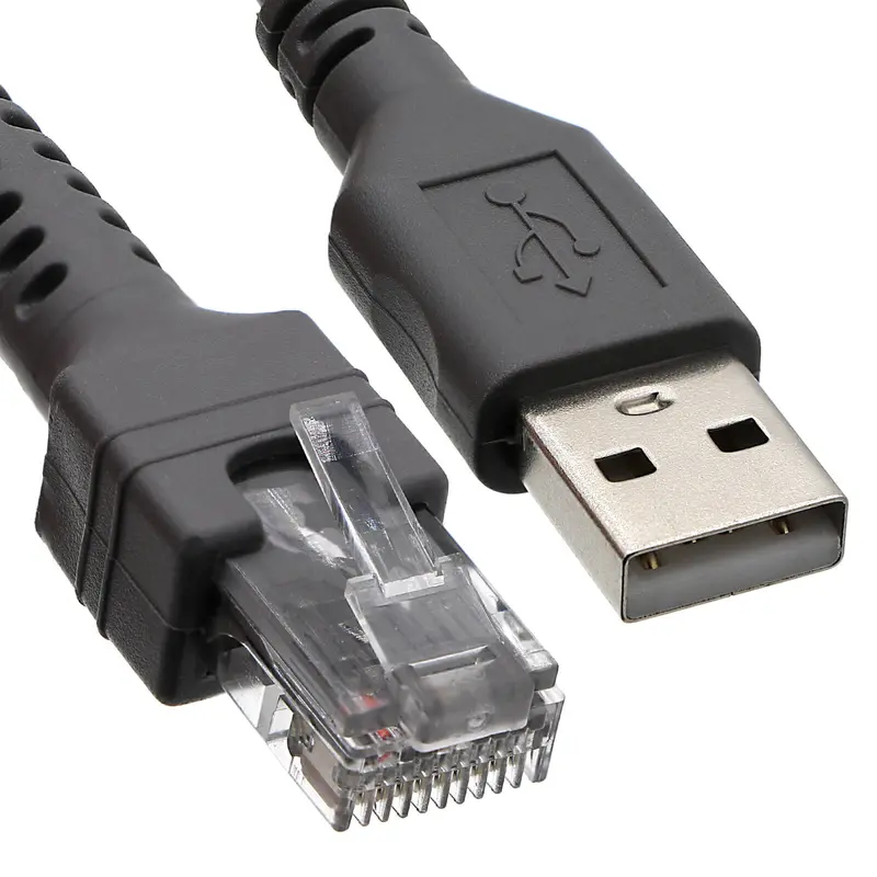 Honeywell Voyager Xp 147Xg & 1400G Barcode Scanner Usb Cable – Coiled, 5M Length 1